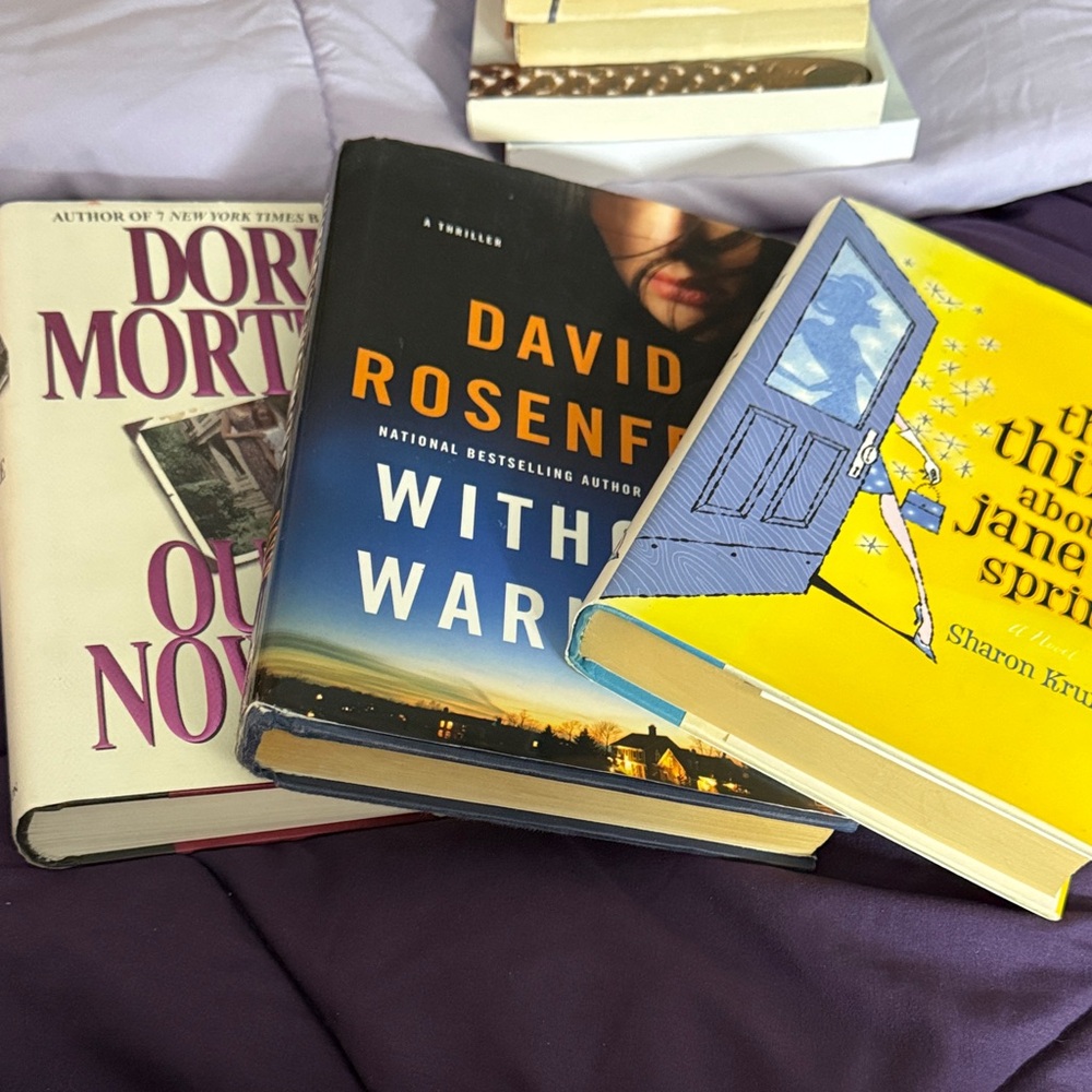 Set of Three Hardcover Books